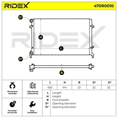 Chłodnica RIDEX 470R0010 470R0010 - foto 7