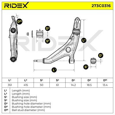 Wahacz RIDEX 273C0316 273C0316 - foto 7