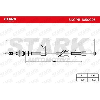 Linka Hamulca Ręcznego Stark SKCPB-1050093 SKCPB-1050093 - foto 3