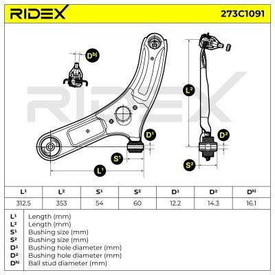 Wahacz RIDEX 273C1091 273C1091 - foto 8