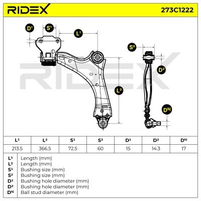 Wahacz RIDEX 273C1222 273C1222 - foto 8