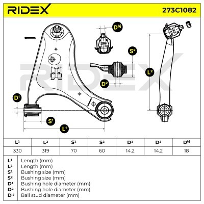 Wahacz RIDEX 273C1082 273C1082 - foto 5