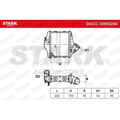 Chłodnica powietrza doładowującego Stark SKICC-0890256 SKICC-0890256 - foto 5