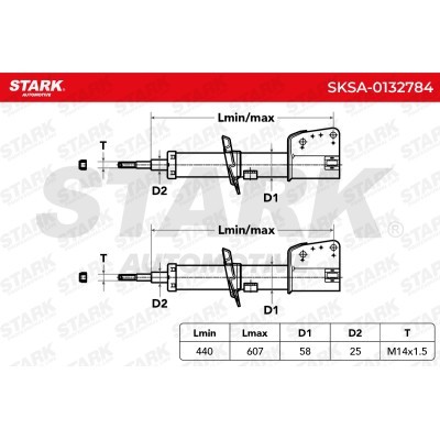 Amortyzator Stark SKSA-0132784 SKSA-0132784 - foto 4