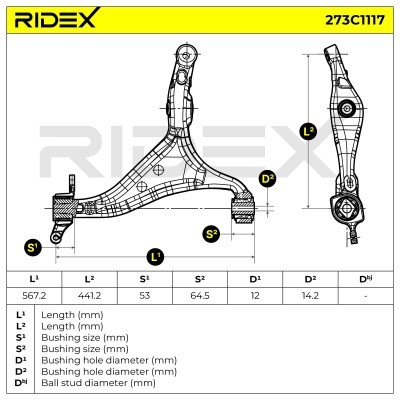 Wahacz RIDEX 273C1117 273C1117 - foto 7