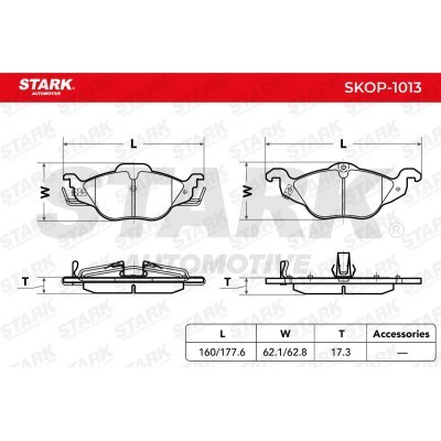 Klocki hamulcowe Stark SKOP-1013 SKOP-1013 - foto 2