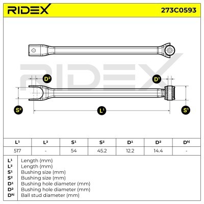 Wahacz RIDEX 273C0593 273C0593 - foto 4