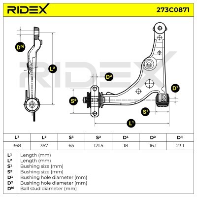 Wahacz RIDEX 273C0871 273C0871 - foto 5