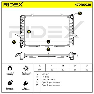 Chłodnica RIDEX 470R0029 470R0029 - foto 4