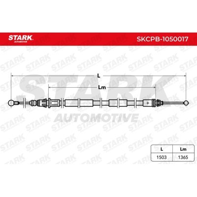 Linka Hamulca Ręcznego Stark SKCPB-1050017 SKCPB-1050017 - foto 4