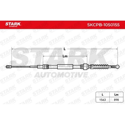 Linka Hamulca Ręcznego Stark SKCPB-1050155 SKCPB-1050155 - foto 4