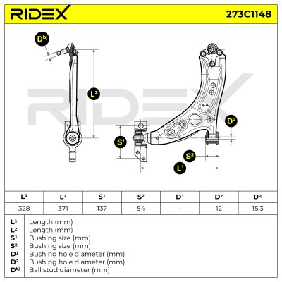 Wahacz RIDEX 273C1148 273C1148 - foto 6