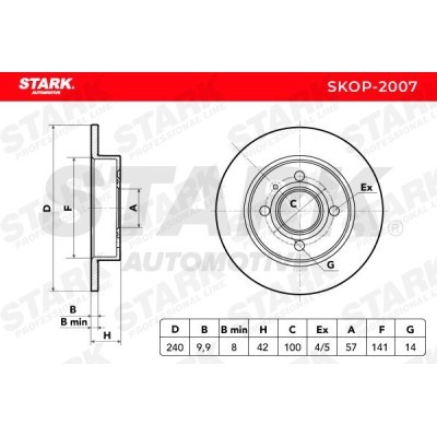 Tarcza hamulcowa Stark SKOP-2007 SKOP-2007 - foto 7