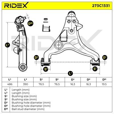 Wahacz RIDEX 273C1331 273C1331 - foto 6