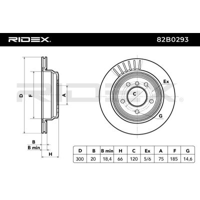 Tarcza hamulcowa RIDEX 82B0293 82B0293 - foto 4