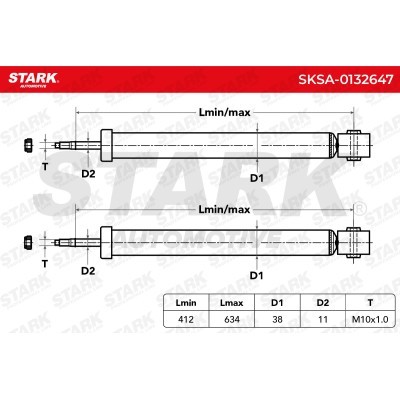 Amortyzator Stark SKSA-0132647 SKSA-0132647 - foto 9