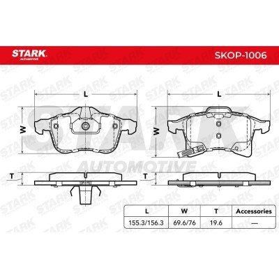 Klocki hamulcowe Stark SKOP-1006 SKOP-1006 - foto 4