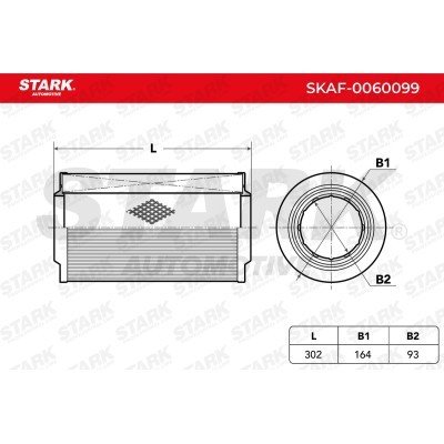 Filtr Powietrza Stark SKAF-0060099 SKAF-0060099 - foto 3