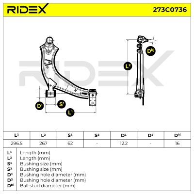Wahacz RIDEX 273C0736 273C0736 - foto 6