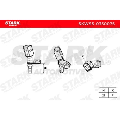 Czujnik ABS Stark SKWSS-0350075 SKWSS-0350075 - foto 3