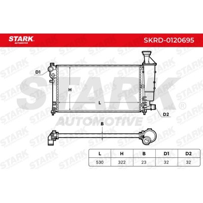 Chłodnica Stark SKRD-0120695 SKRD-0120695 - foto 4