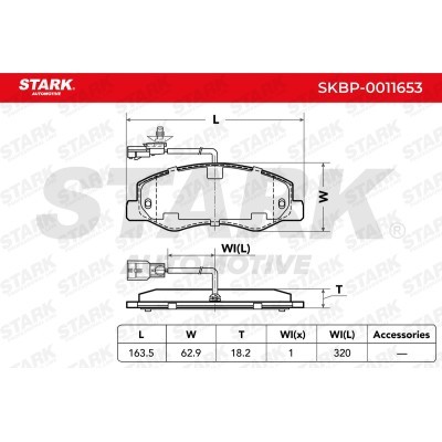 Klocki hamulcowe Stark SKBP-0011653 SKBP-0011653 - foto 5