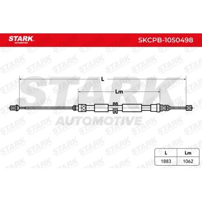 Linka Hamulca Ręcznego Stark SKCPB-1050498 SKCPB-1050498 - foto 6