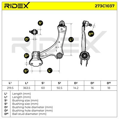 Wahacz RIDEX 273C1037 273C1037 - foto 5
