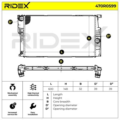 Chłodnica RIDEX 470R0599 470R0599 - foto 5