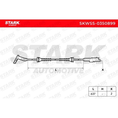 Czujnik ABS Stark SKWSS-0350899 SKWSS-0350899 - foto 6