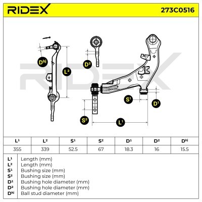 Wahacz RIDEX 273C0516 273C0516 - foto 6
