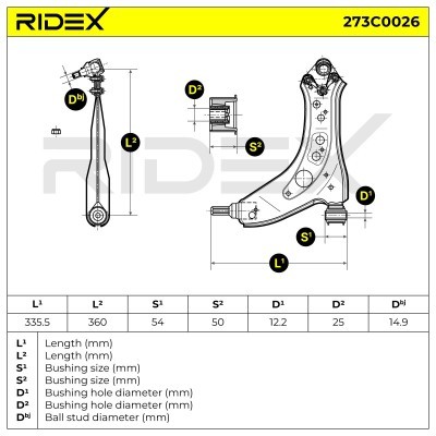 Wahacz RIDEX 273C0026 273C0026 - foto 8