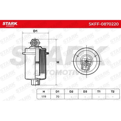 Filtr Paliwa Stark SKFF-0870220 SKFF-0870220 - foto 5