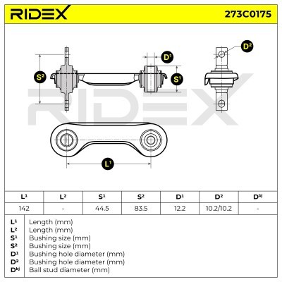 Wahacz RIDEX 273C0175 273C0175 - foto 4