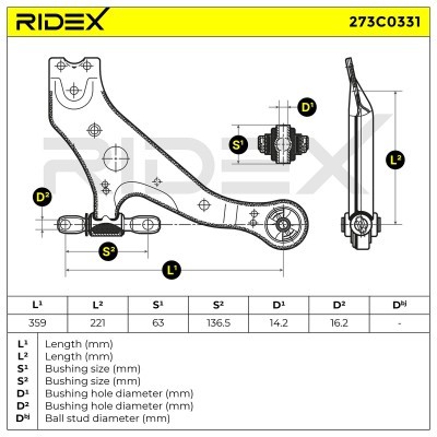 Wahacz RIDEX 273C0331 273C0331 - foto 8