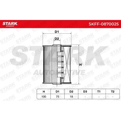 Filtr Paliwa Stark SKFF-0870025 SKFF-0870025 - foto 5