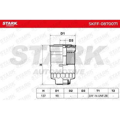 Filtr Paliwa Stark SKFF-0870071 SKFF-0870071 - foto 4