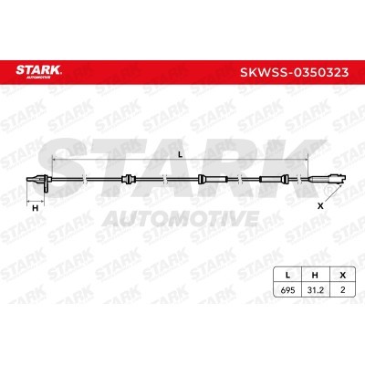Czujnik ABS Stark SKWSS-0350323 SKWSS-0350323 - foto 6