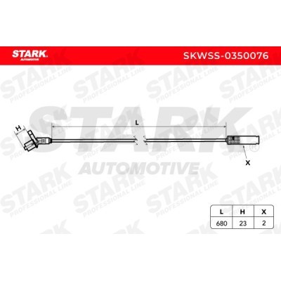 Czujnik ABS Stark SKWSS-0350076 SKWSS-0350076 - foto 3