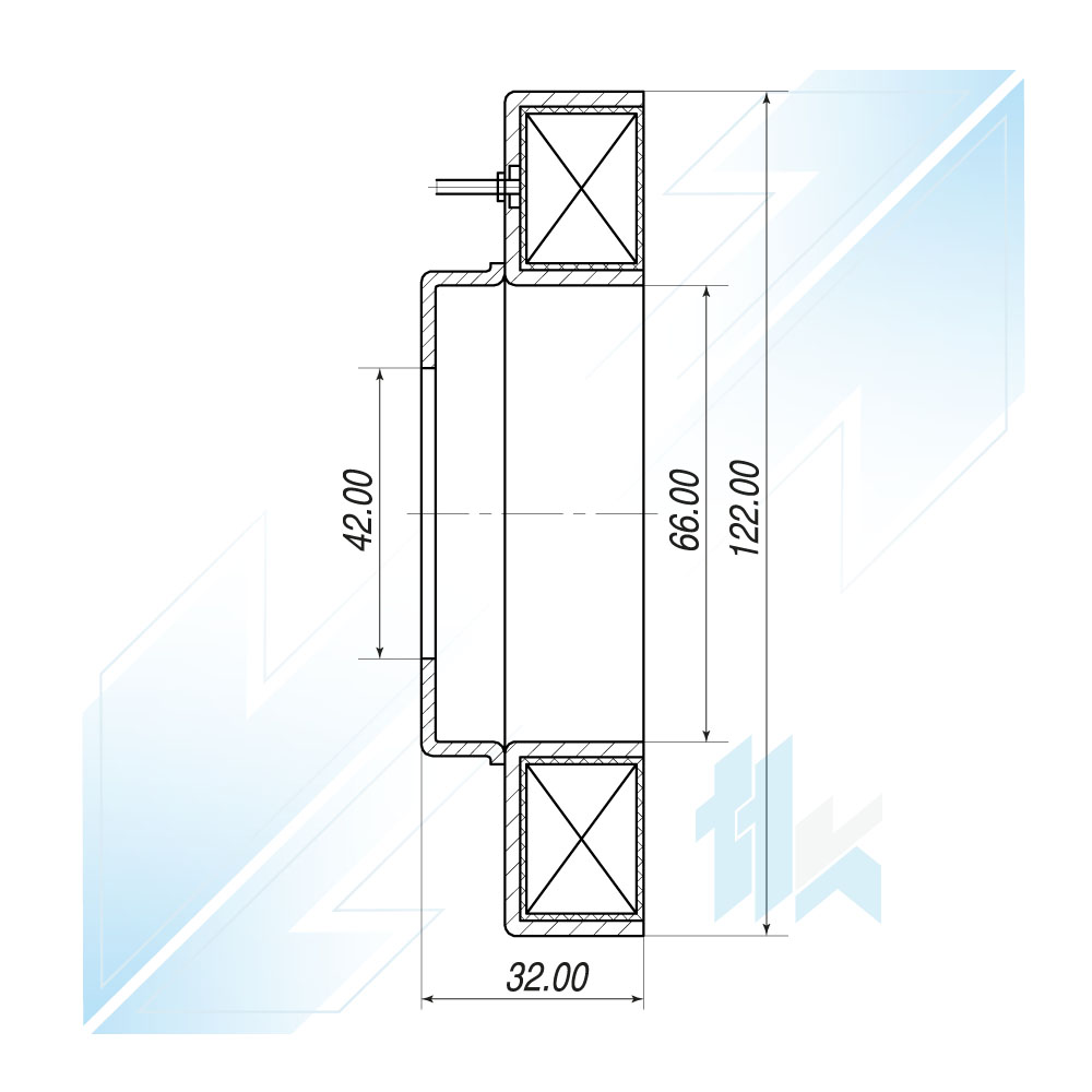 Elektromagnes Sprężarki Klimatyzacji PANASONIC SA11 Mazda, 12V 116PSA1200 - foto 4