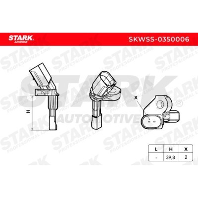 Czujnik ABS Stark SKWSS-0350006 SKWSS-0350006 - foto 3