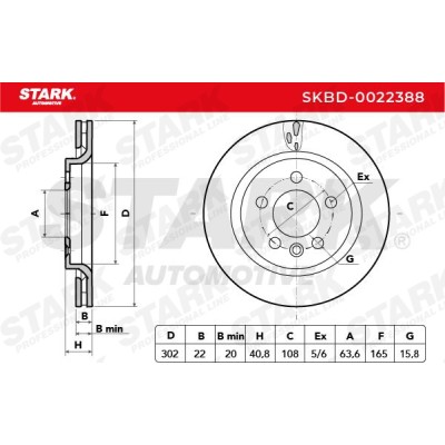 Tarcza hamulcowa Stark SKBD-0022388 SKBD-0022388 - foto 5
