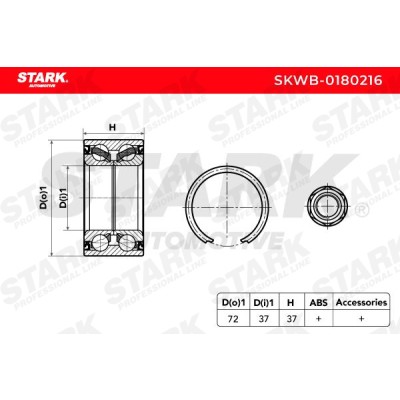 Łożysko Koła Stark SKWB-0180216 SKWB-0180216 - foto 3