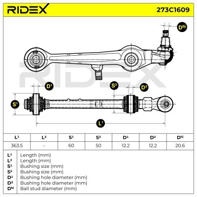 Wahacz RIDEX 273C1609 273C1609 - foto 7