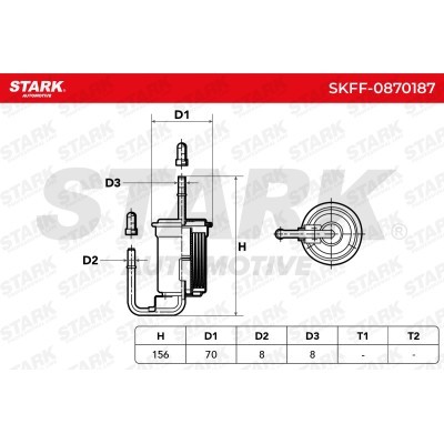 Filtr Paliwa Stark SKFF-0870187 SKFF-0870187 - foto 5