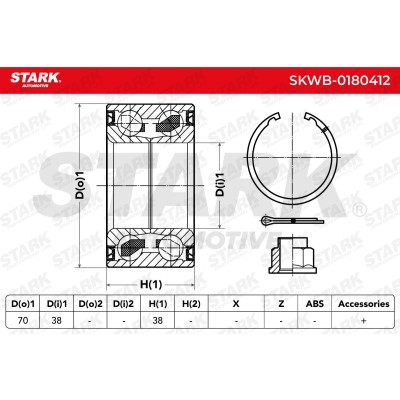 Łożysko Koła Stark SKWB-0180412 SKWB-0180412 - foto 5