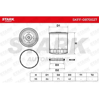 Filtr Paliwa Stark SKFF-0870027 SKFF-0870027 - foto 4