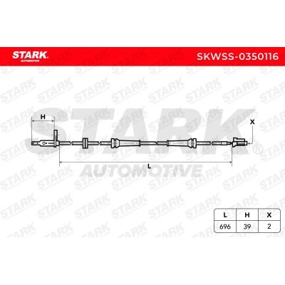 Czujnik ABS Stark SKWSS-0350116 SKWSS-0350116 - foto 3