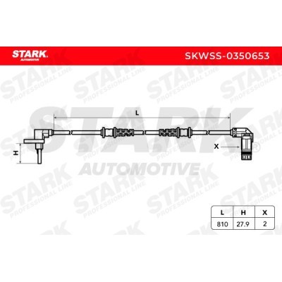 Czujnik ABS Stark SKWSS-0350653 SKWSS-0350653 - foto 3