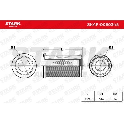 Filtr Powietrza Stark SKAF-0060348 SKAF-0060348 - foto 5